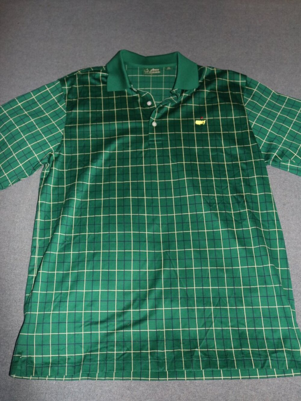Amen Corner Shirt Mens Large Green Polo Augusta Golf Masters - Picture 1 of 5